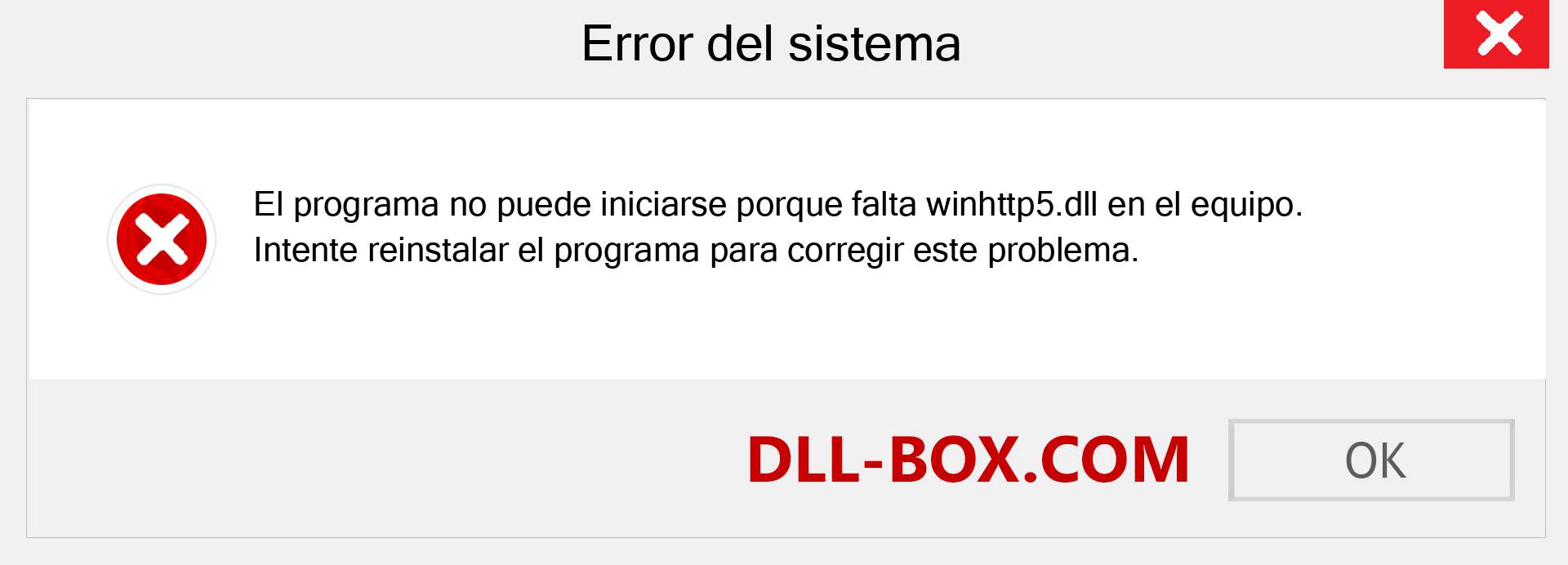 ¿Falta el archivo winhttp5.dll ?. Descargar para Windows 7, 8, 10 - Corregir winhttp5 dll Missing Error en Windows, fotos, imágenes